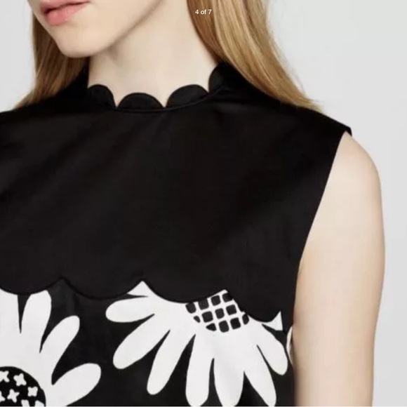 Victoria Beckham for Target, black and white ruffle dress, size small, NWT - Picture 3 of 11